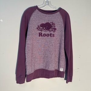 Roots Maroon Coloured  Sweater. Size Medium
